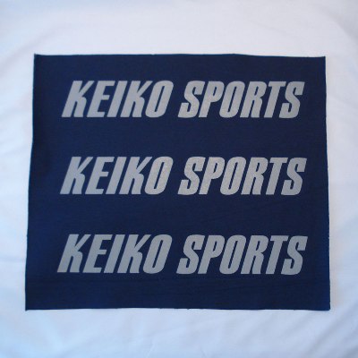 KEIKO　紺３段パッチ