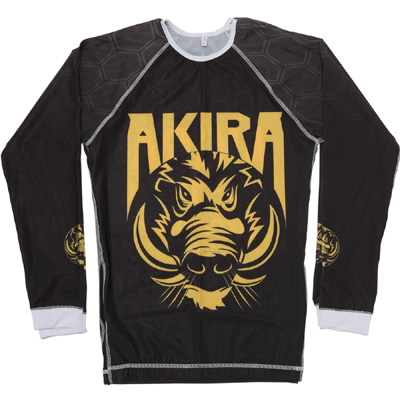 AKIRA イエロー　ラッシュガード