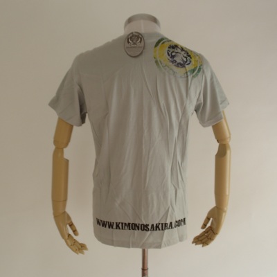 AKIRA ブラジルフラッグＴシャツ　グレー（裏側）
