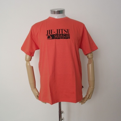Gracie Sports 公式オレンジＴシャツ(グレイシー柔術ブランド）
