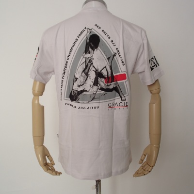 Gracie Sports 公式オレンジＴシャツ（裏側）